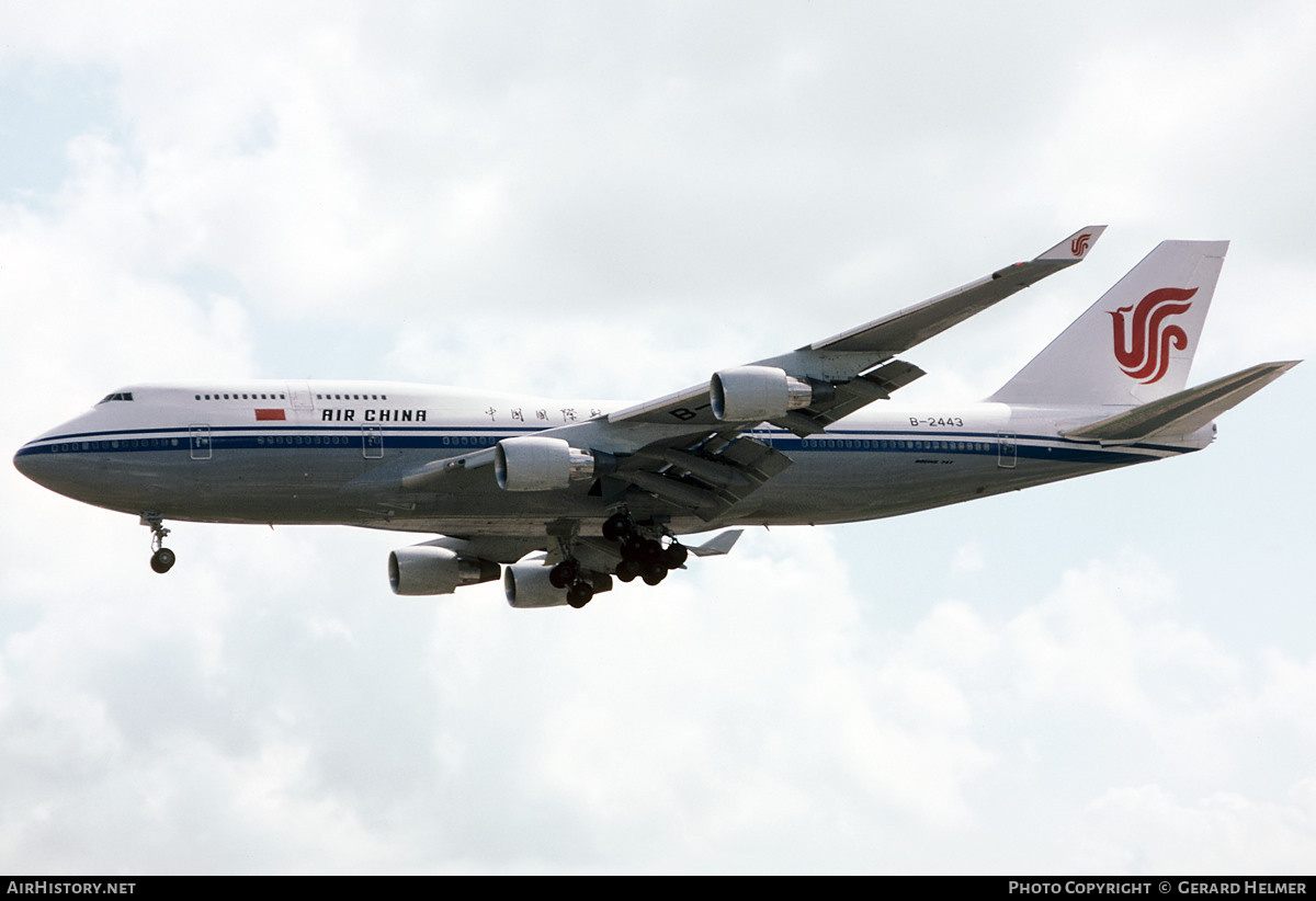 Aircraft Photo of B-2443 | Boeing 747-4J6 | Air China | AirHistory.net #854053