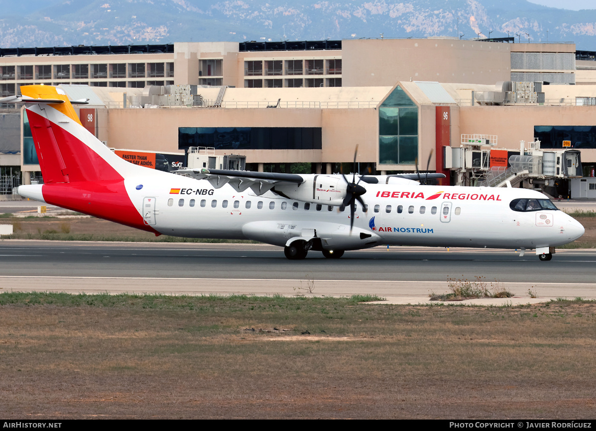 Aircraft Photo of EC-NBG | ATR ATR-72-600 (ATR-72-212A) | Iberia Regional | AirHistory.net #854080