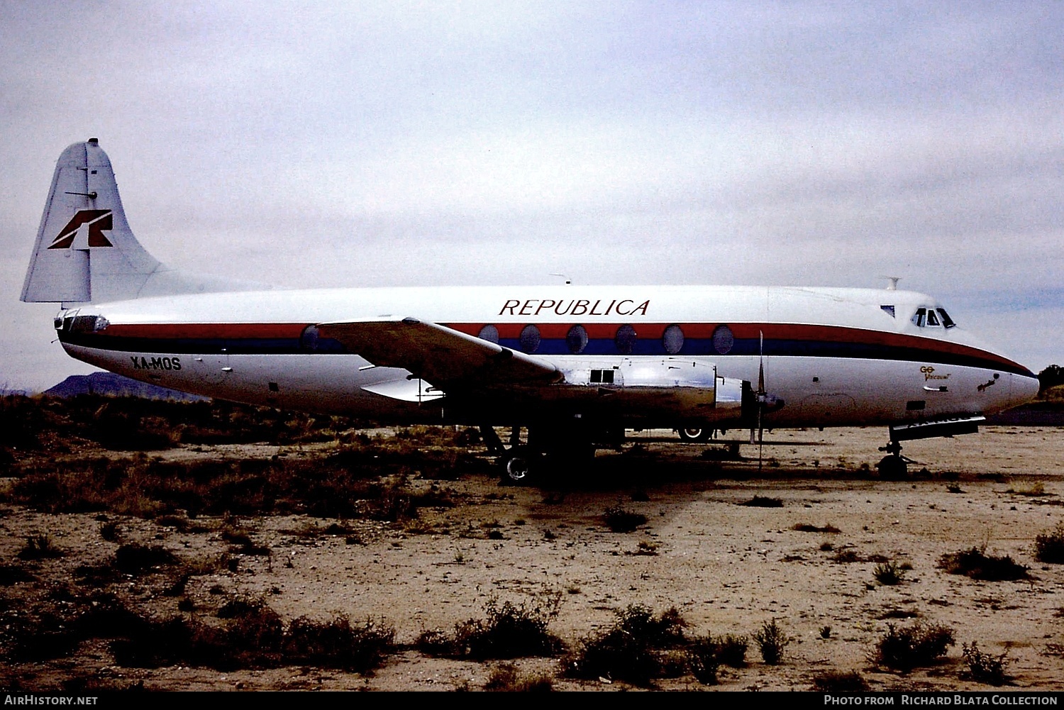 Aircraft Photo of XA-MOS | Vickers 786D Viscount | Aerolíneas República | AirHistory.net #854092