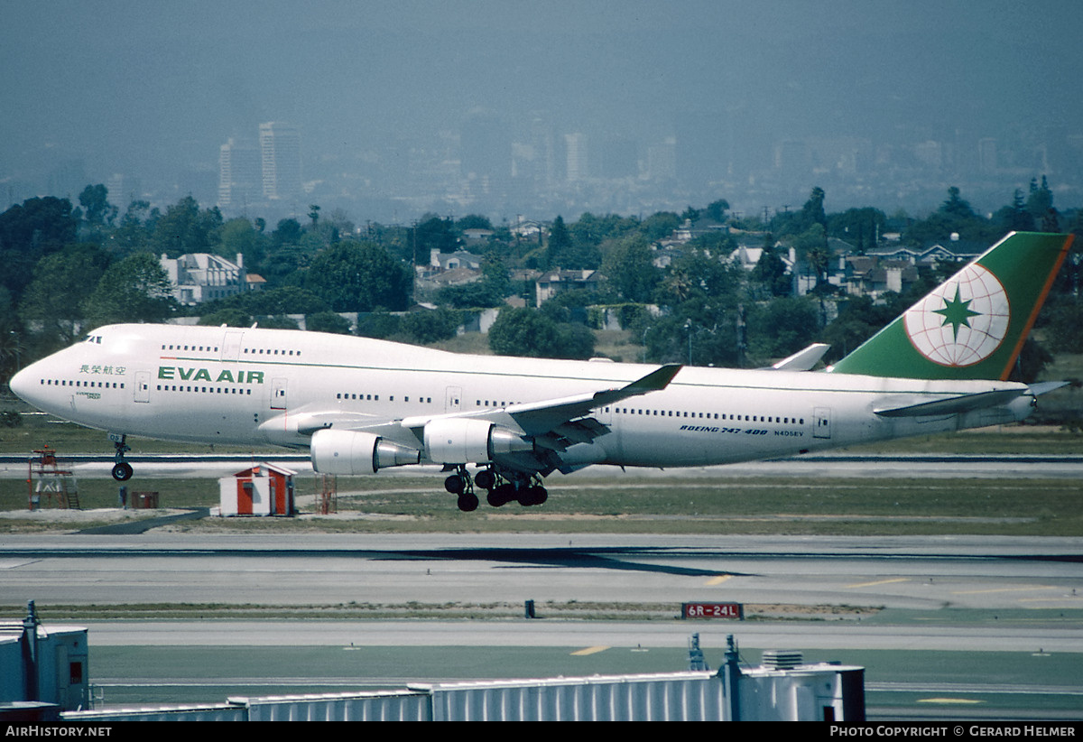 Aircraft Photo of N405EV | Boeing 747-45EM | EVA Air | AirHistory.net #854101