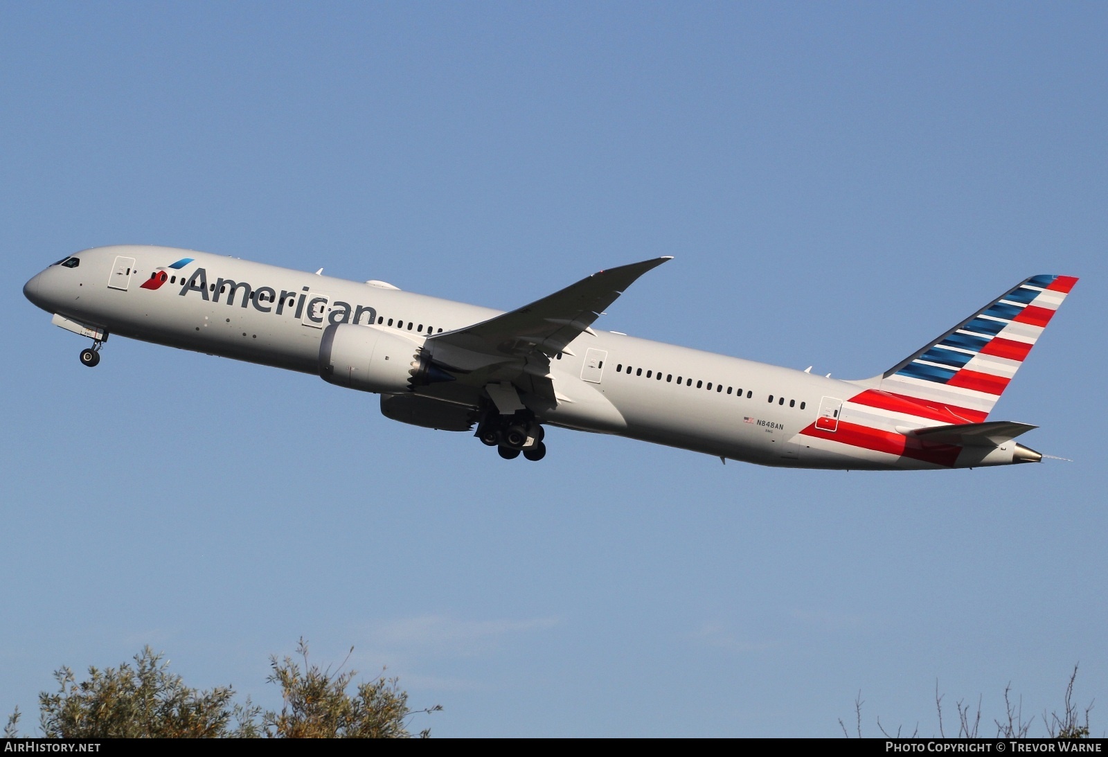 Aircraft Photo of N848AN | Boeing 787-9 Dreamliner | American Airlines | AirHistory.net #854108