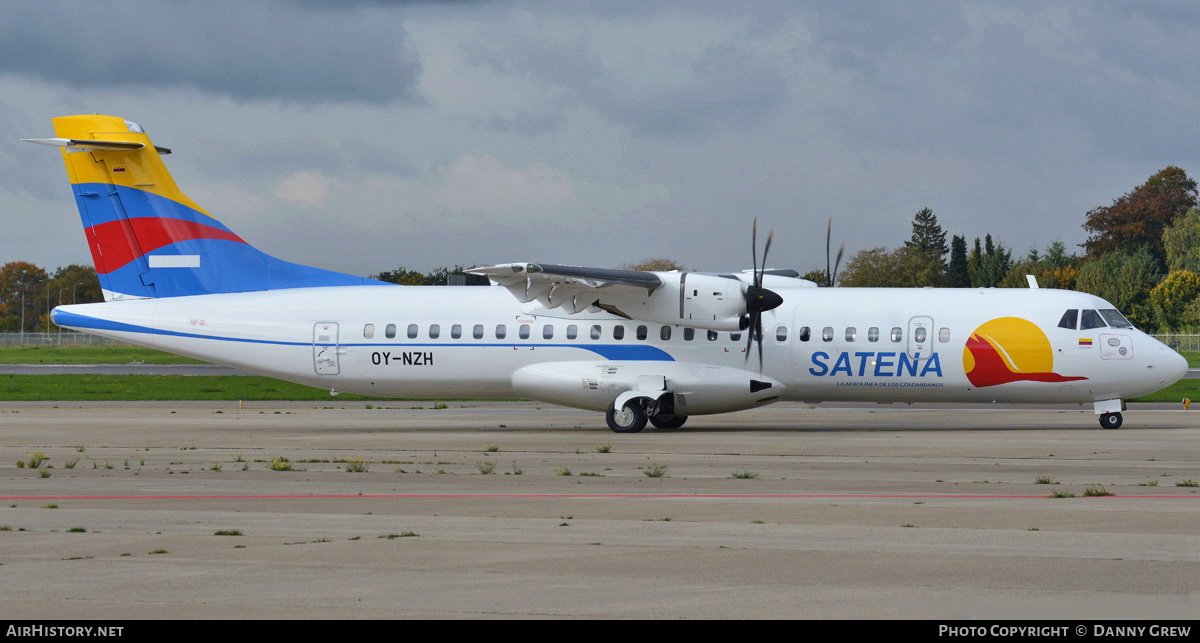 Aircraft Photo of OY-NZH | ATR ATR-72-600 (ATR-72-212A) | Colombia - Satena | AirHistory.net #854121