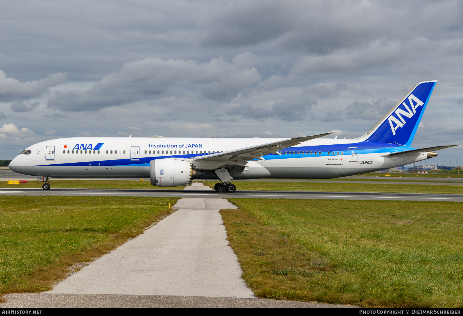 Aircraft Photo of JA892A | Boeing 787-9 Dreamliner | All Nippon Airways - ANA | AirHistory.net #854162