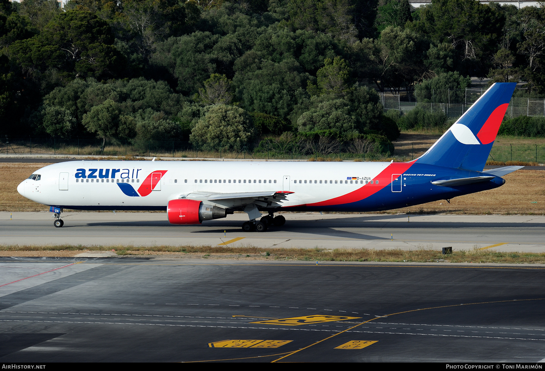 Aircraft Photo of D-AZUA | Boeing 767-375/ER | Azur Air | AirHistory.net #854207