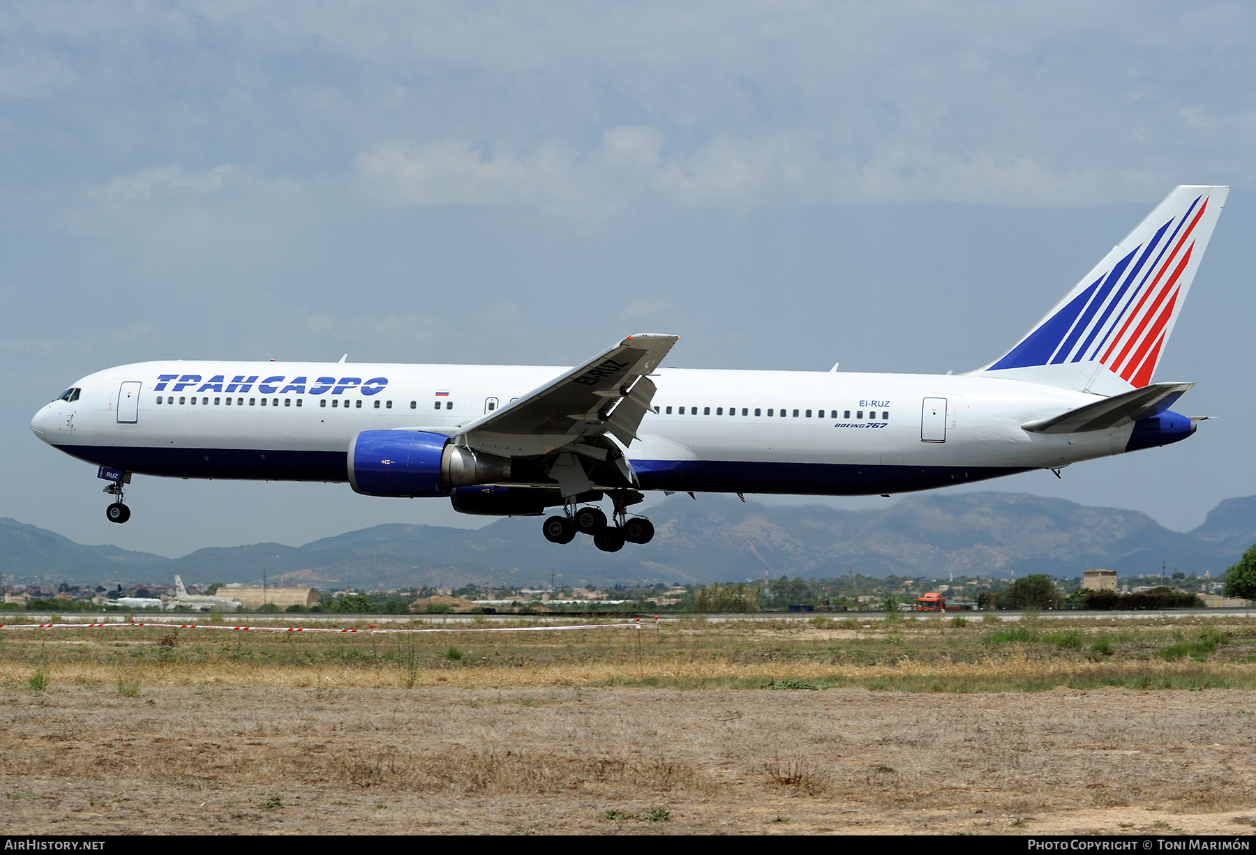 Aircraft Photo of EI-RUZ | Boeing 767-3Q8/ER | Transaero Airlines | AirHistory.net #854208