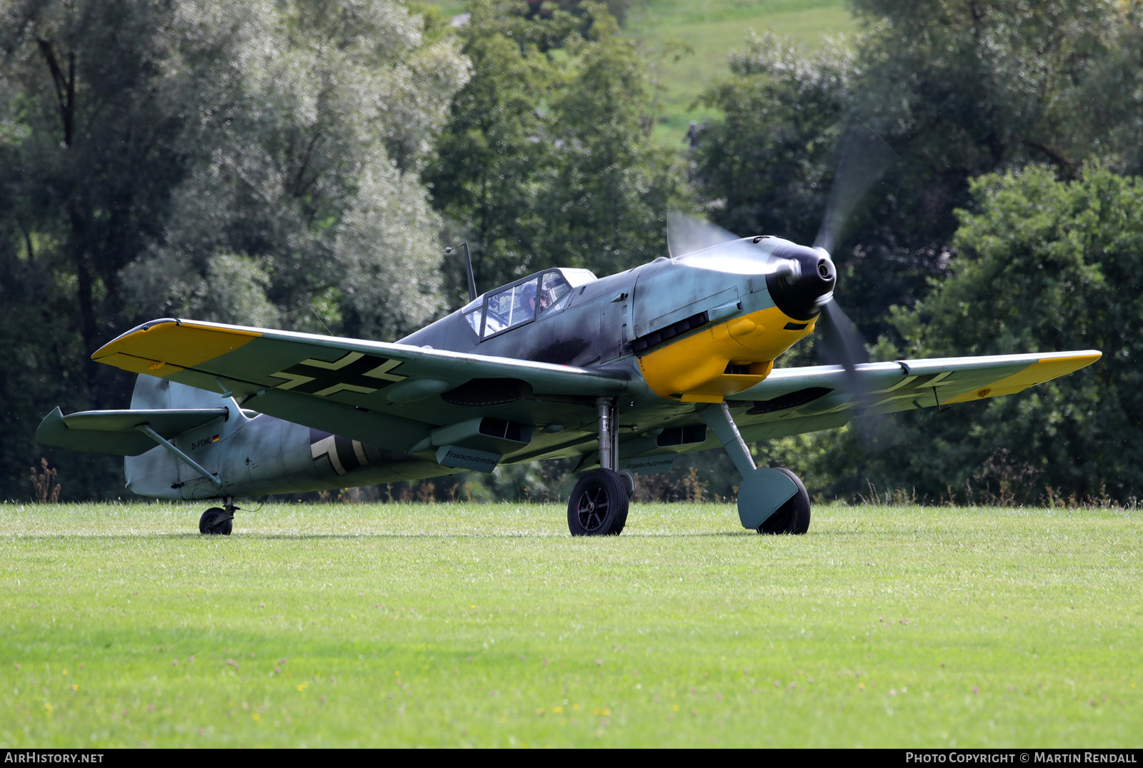 Aircraft Photo of D-FEML | Messerschmitt Bf-109E-4 | Germany - Air Force | AirHistory.net #854225
