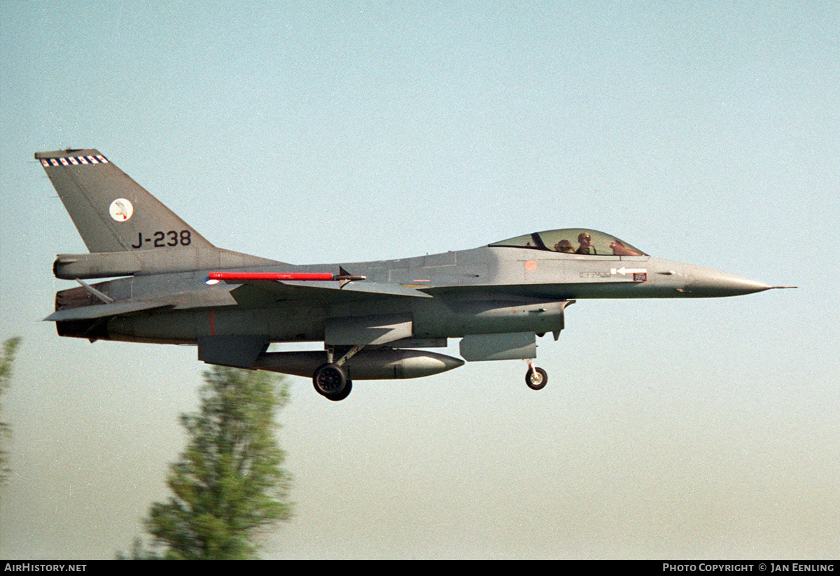 Aircraft Photo of J-238 | General Dynamics F-16A Fighting Falcon | Netherlands - Air Force | AirHistory.net #854286