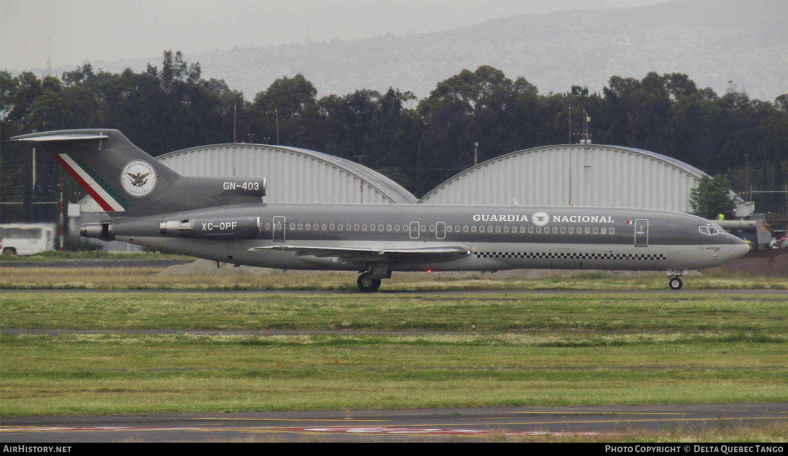 Aircraft Photo of XC-OPF | Boeing 727-264 | Mexico - Guardia Nacional | AirHistory.net #854294