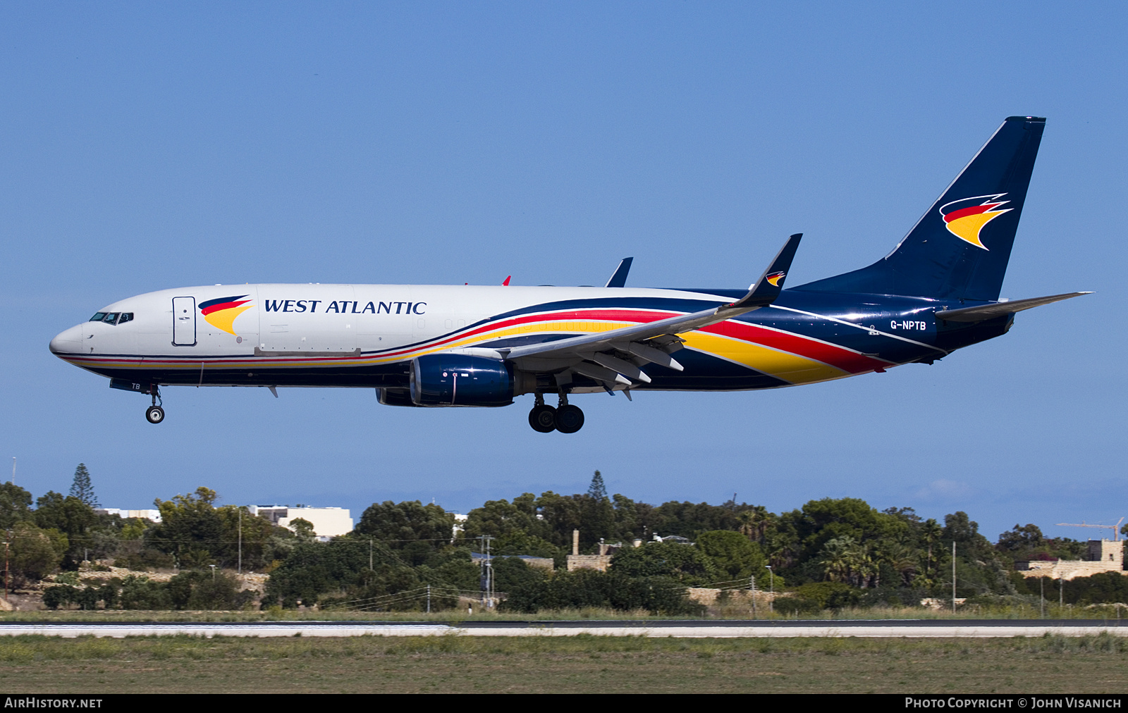 Aircraft Photo of G-NPTB | Boeing 737-83N(BCF) | West Atlantic Cargo Airlines | AirHistory.net #854295