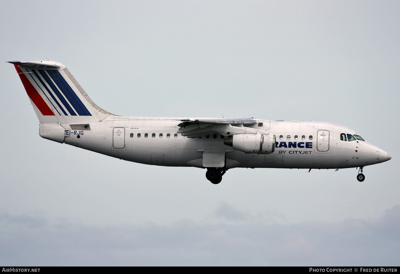 Aircraft Photo of EI-RJG | British Aerospace Avro 146-RJ85 | Air France | AirHistory.net #854379