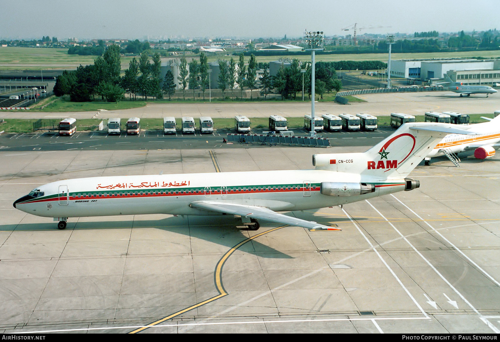 Aircraft Photo of CN-CCG | Boeing 727-2B6 | Royal Air Maroc - RAM | AirHistory.net #854380