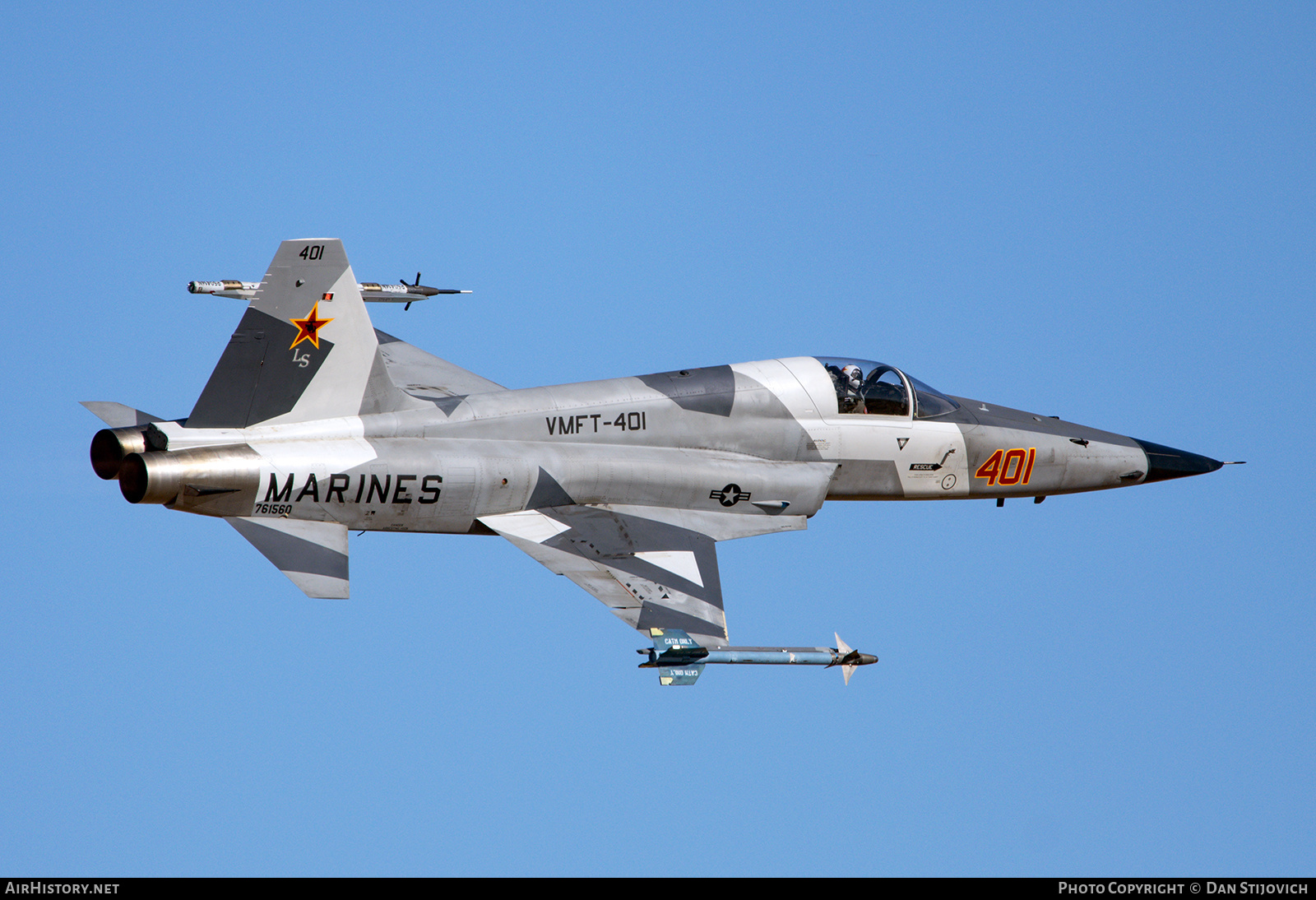Aircraft Photo of 761560 | Northrop F-5N Tiger II | USA - Marines | AirHistory.net #854403