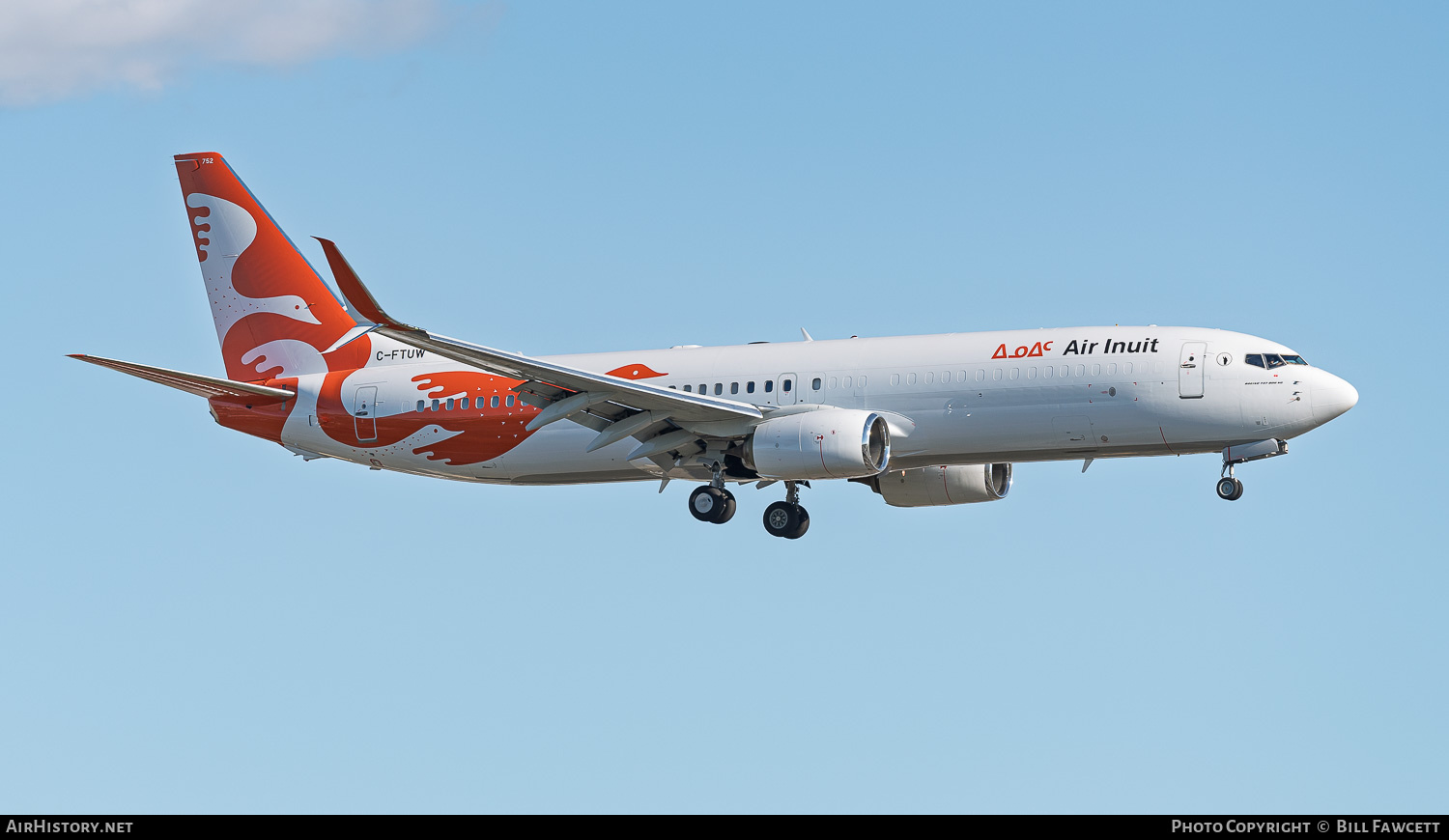 Aircraft Photo of C-FTUW | Boeing 737-8LD(C) | Air Inuit | AirHistory.net #854438