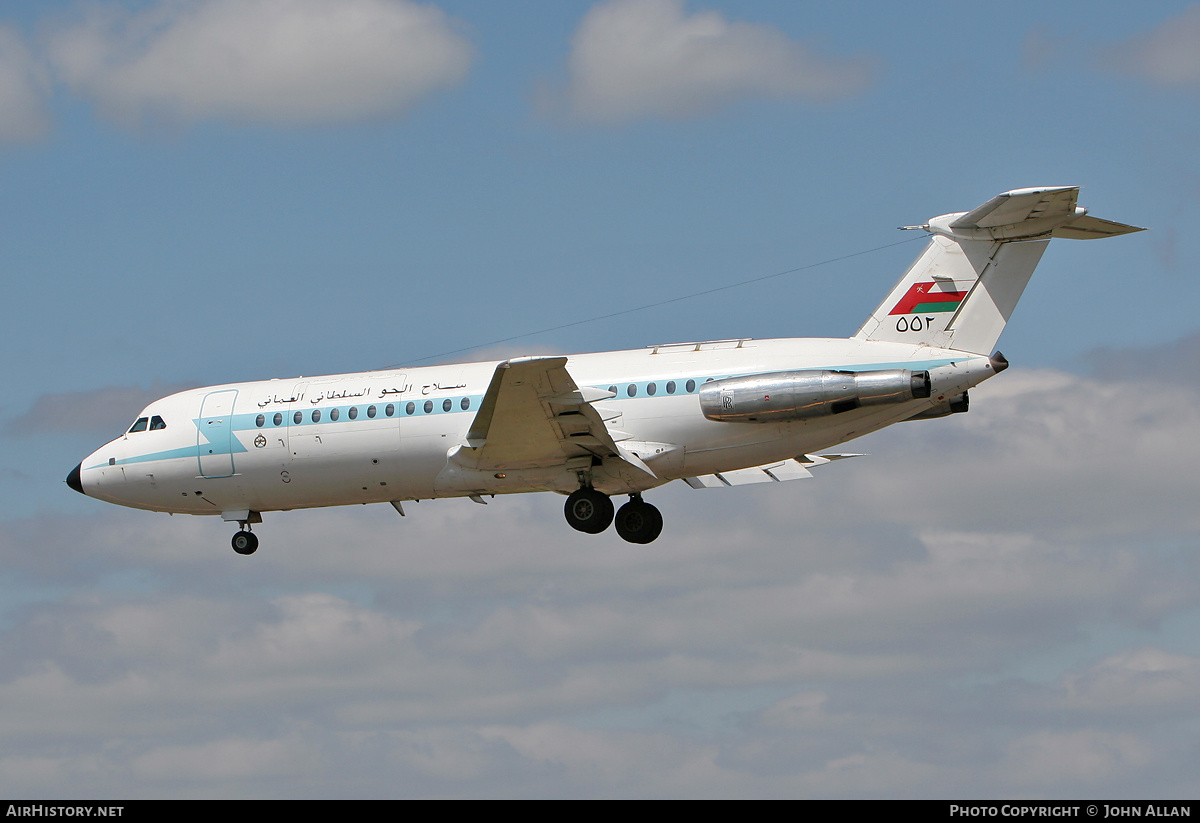 Aircraft Photo of 552 / ٥٥٢ | BAC 111-485GD One-Eleven | Oman - Air Force | AirHistory.net #854504