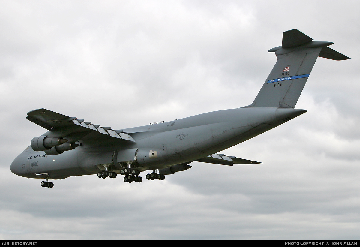 Aircraft Photo of 86-0021 / 60021 | Lockheed C-5B Galaxy (L-500) | USA - Air Force | AirHistory.net #854512