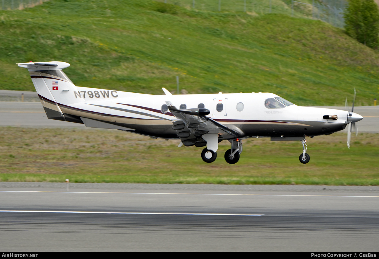 Aircraft Photo of N798WC | Pilatus PC-12/45 | AirHistory.net #854515
