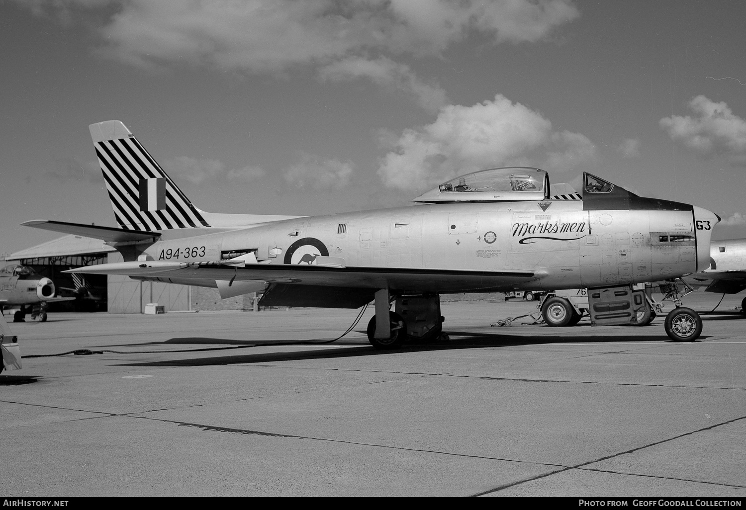 Aircraft Photo of A94-363 | Commonwealth CA-27 Sabre Mk32 | Australia - Air Force | AirHistory.net #854537