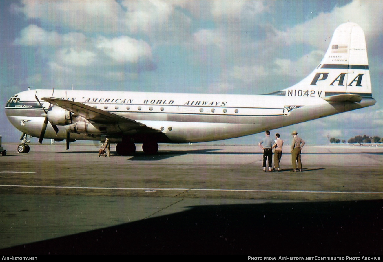 Aircraft Photo of N1042V | Boeing 377-10-26 Stratocruiser | Pan American World Airways - PAA | AirHistory.net #854545