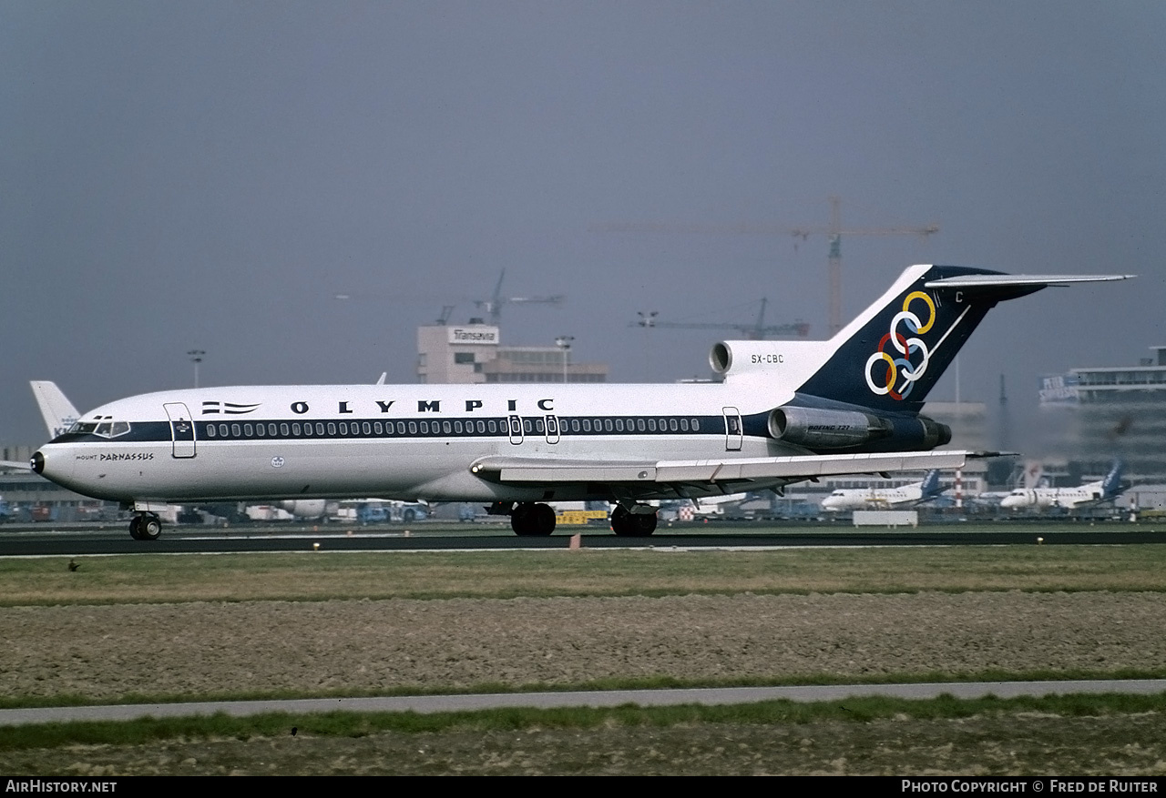 Aircraft Photo of SX-CBC | Boeing 727-284 | Olympic | AirHistory.net #854548