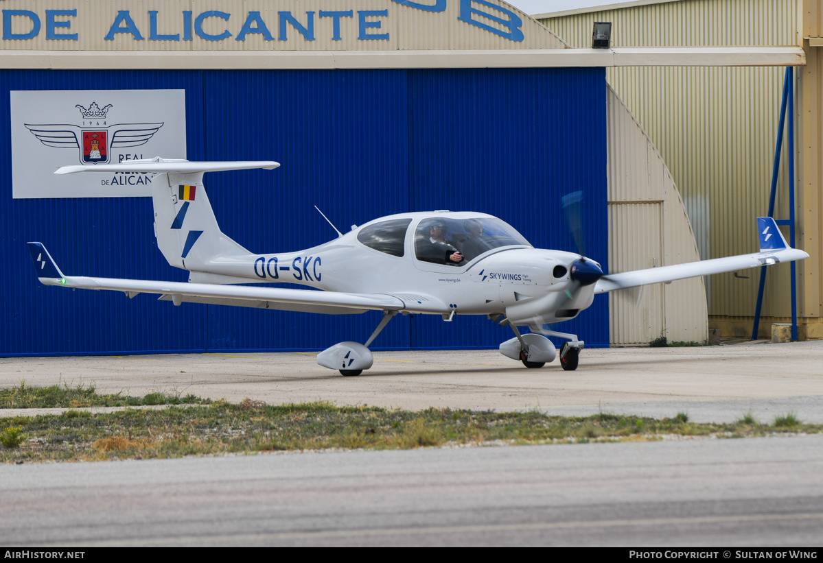 Aircraft Photo of OO-SKC | Diamond DA40 NG Diamond Star | Skywings Flight Training | AirHistory.net #854552