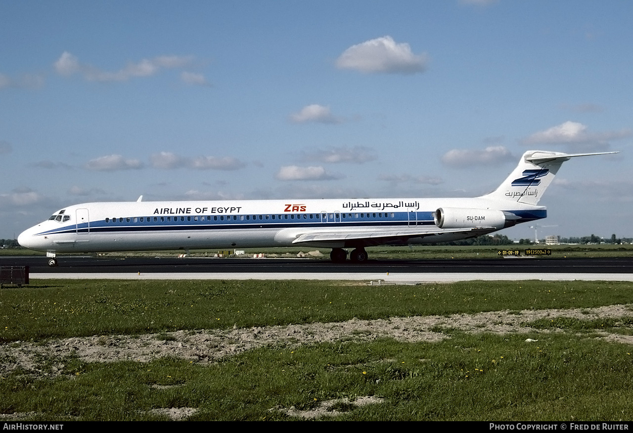 Aircraft Photo of SU-DAM | McDonnell Douglas MD-83 (DC-9-83) | ZAS Airline of Egypt | AirHistory.net #854553