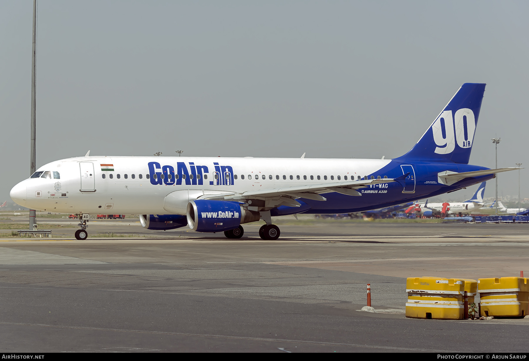 Aircraft Photo of VT-WAG | Airbus A320-214 | GoAir | AirHistory.net #854582