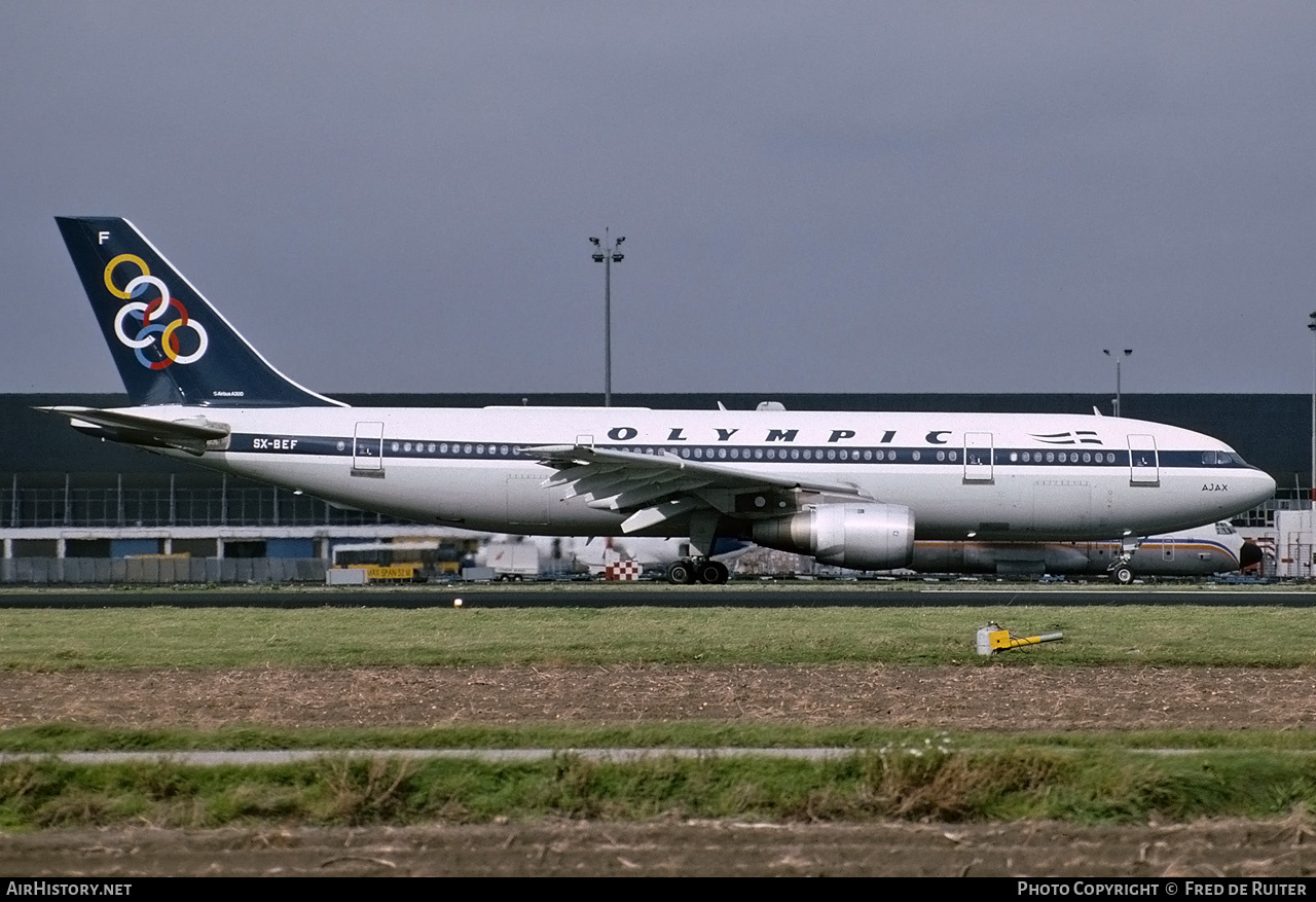 Aircraft Photo of SX-BEF | Airbus A300B4-103 | Olympic | AirHistory.net #854584