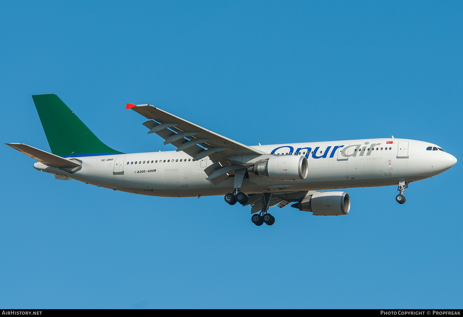 Aircraft Photo of TC-OAO | Airbus A300B4-605R | Onur Air | AirHistory.net #854625