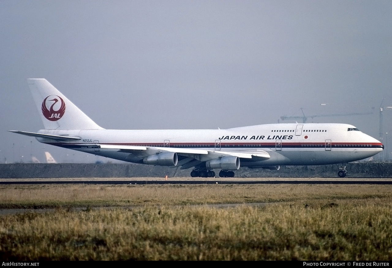 Aircraft Photo of N212JL | Boeing 747-346 | Japan Air Lines - JAL | AirHistory.net #854632