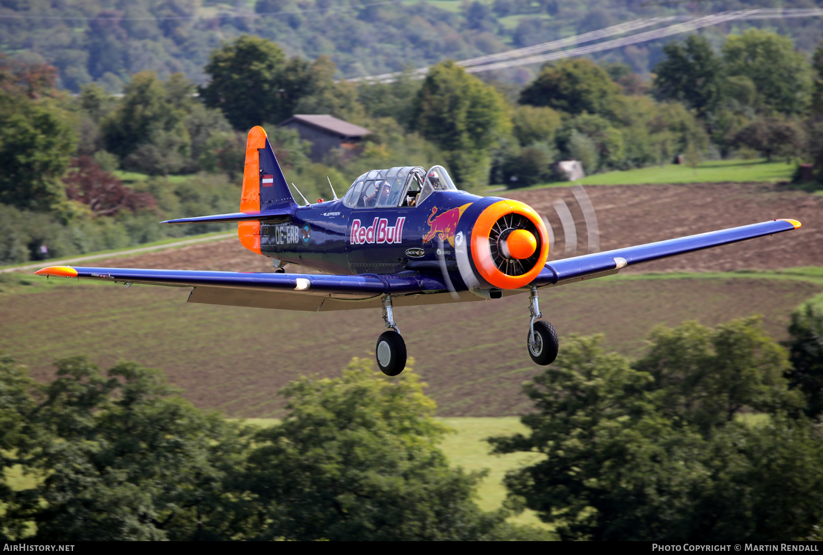 Aircraft Photo of OE-ERB | North American AT-16 Harvard IIB | Red Bull | AirHistory.net #854680