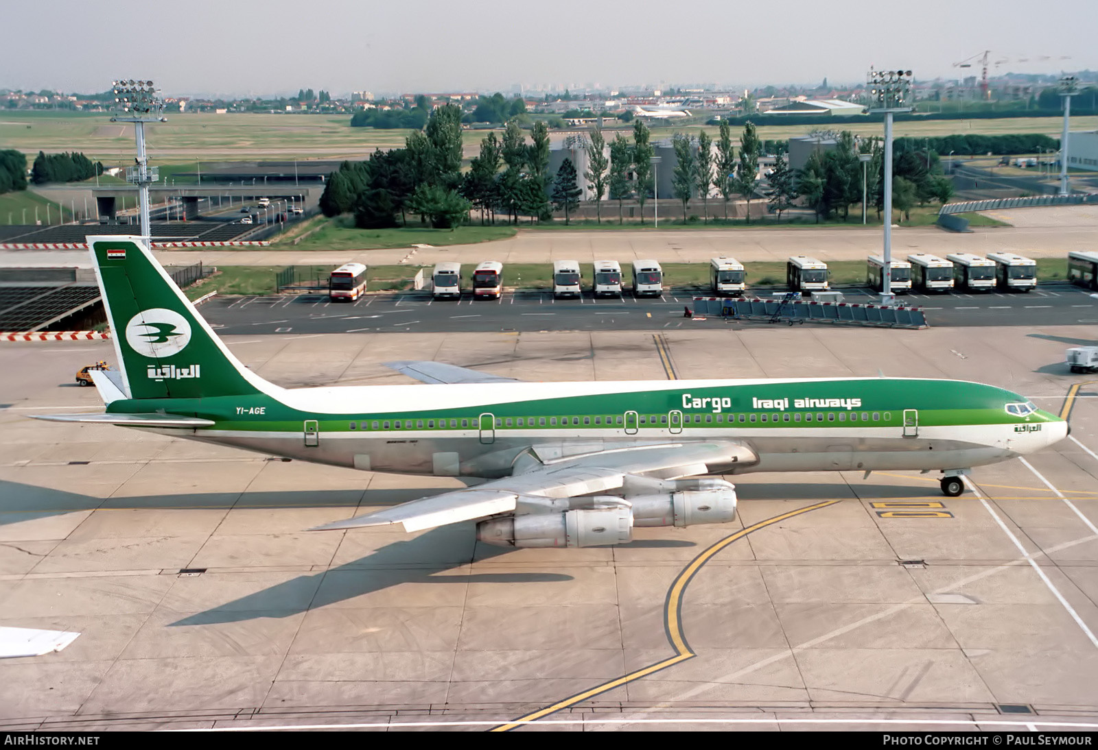 Aircraft Photo of YI-AGE | Boeing 707-370C | Iraqi Airways Cargo | AirHistory.net #854684