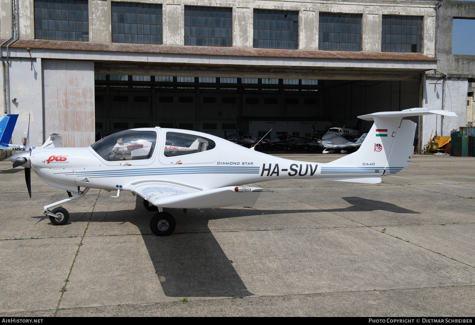 Aircraft Photo of HA-SUV | Diamond DA40 Diamond Star | AirHistory.net #854751