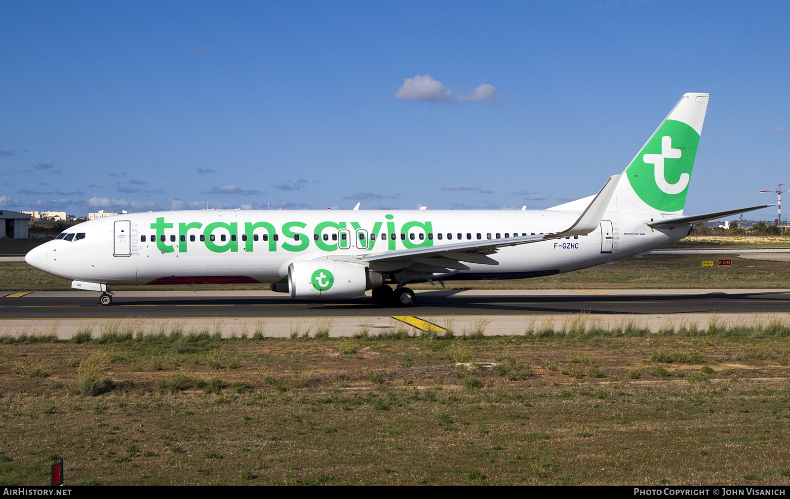 Aircraft Photo of F-GZHC | Boeing 737-8K2 | Transavia | AirHistory.net #854856