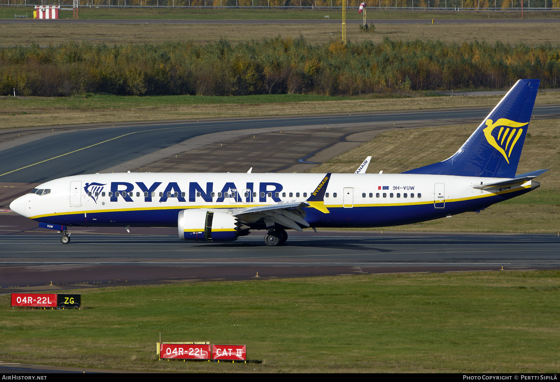Aircraft Photo of 9H-VUW | Boeing 737-8200 Max 200 | Ryanair | AirHistory.net #854876