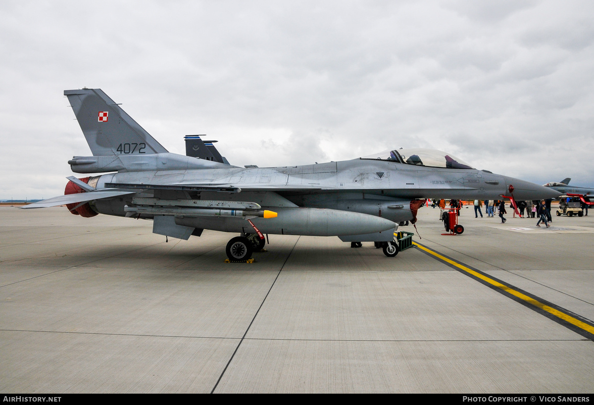 Aircraft Photo of 4072 | General Dynamics F-16C Fighting Falcon | Poland - Air Force | AirHistory.net #854877