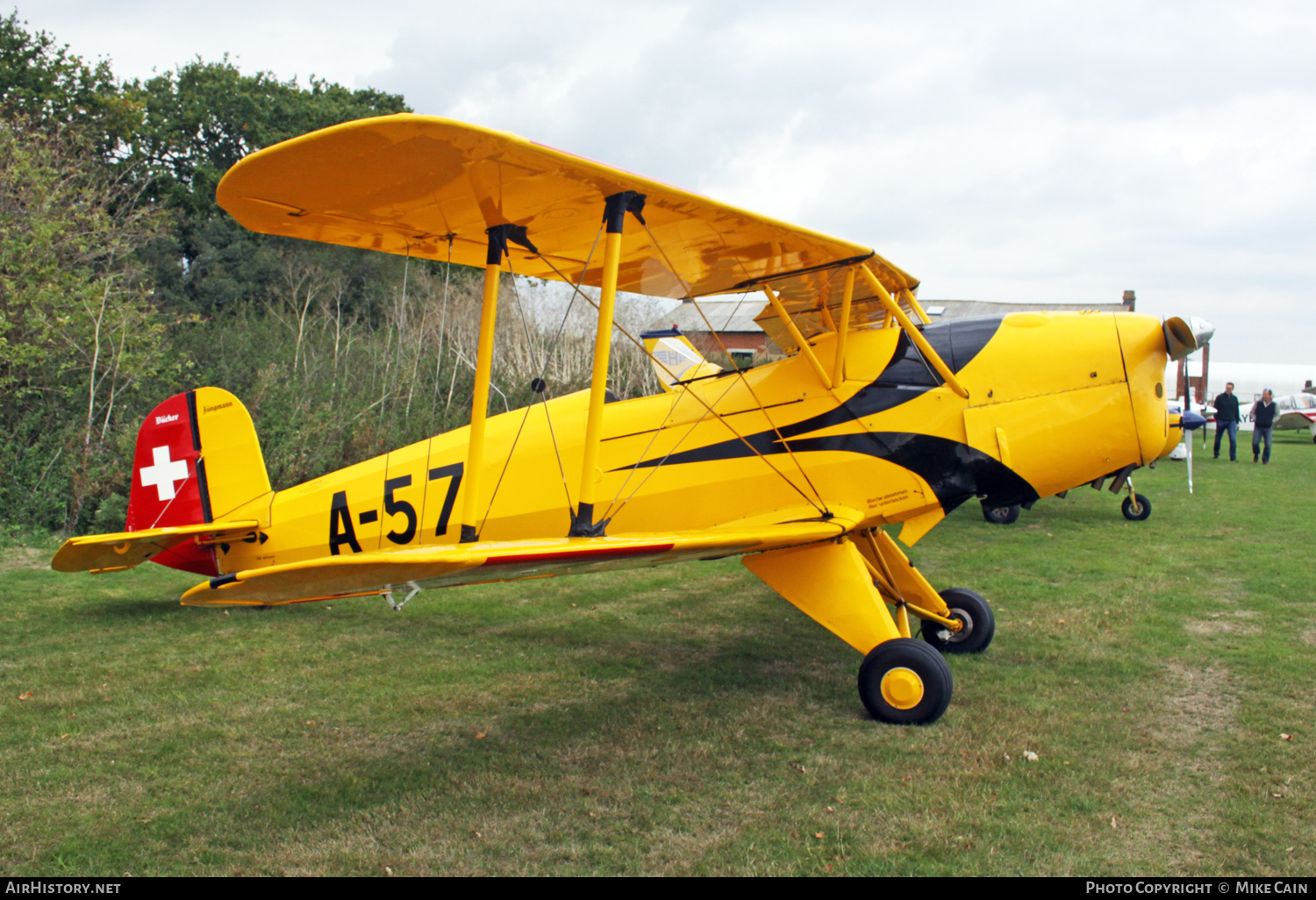 Aircraft Photo of G-BECT | CASA 1-131E Series 2000 Jungmann | Switzerland - Air Force | AirHistory.net #854888