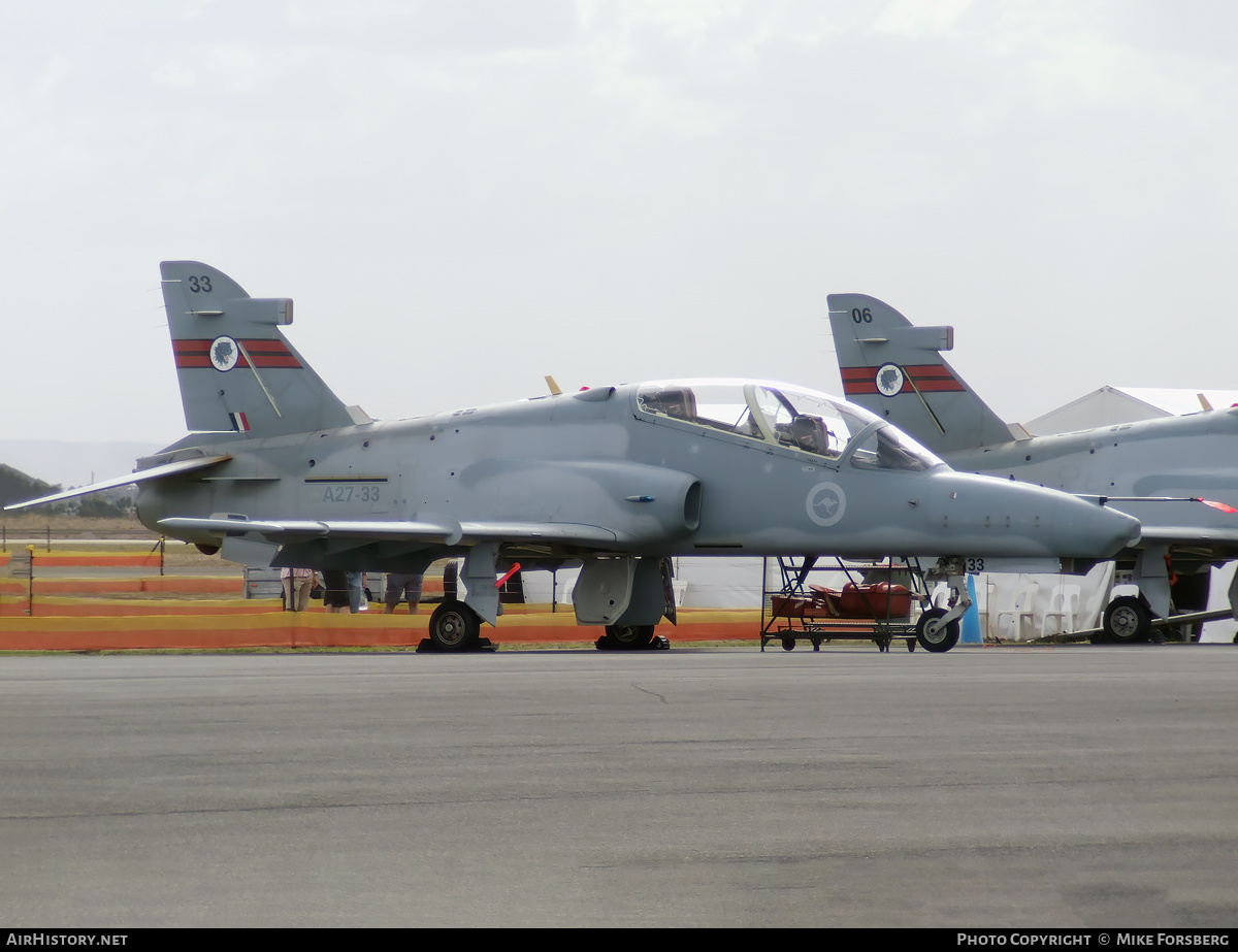 Aircraft Photo of A27-33 | BAE Systems Hawk 127 | Australia - Air Force | AirHistory.net #854889