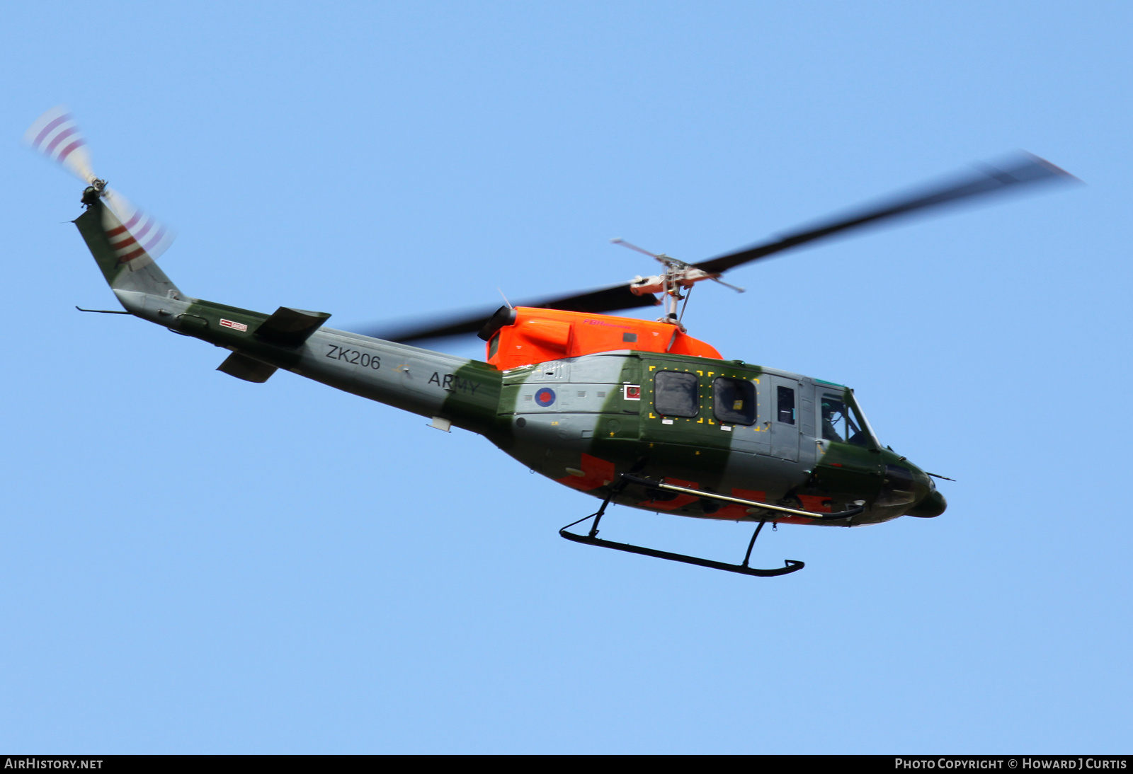 Aircraft Photo of ZK206 | Bell 212 AH.2 | UK - Army | AirHistory.net #855109