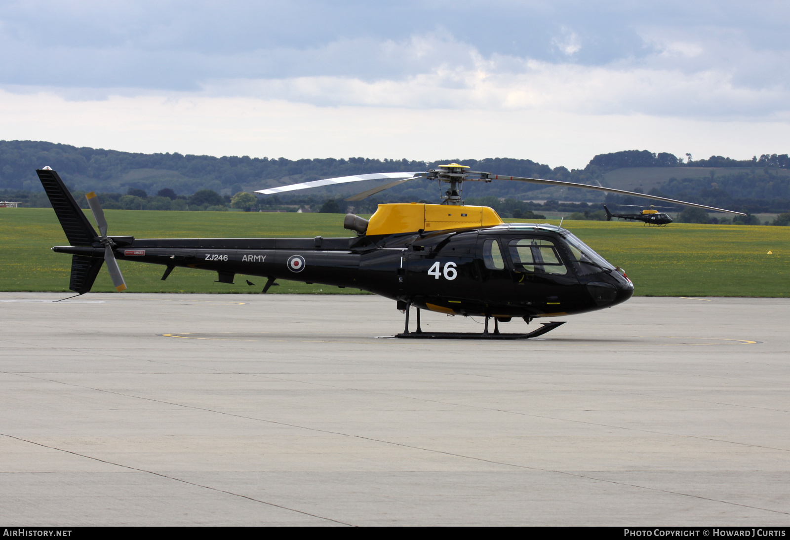 Aircraft Photo of ZJ246 | Eurocopter AS-350BB Squirrel HT2 | UK - Army | AirHistory.net #855115