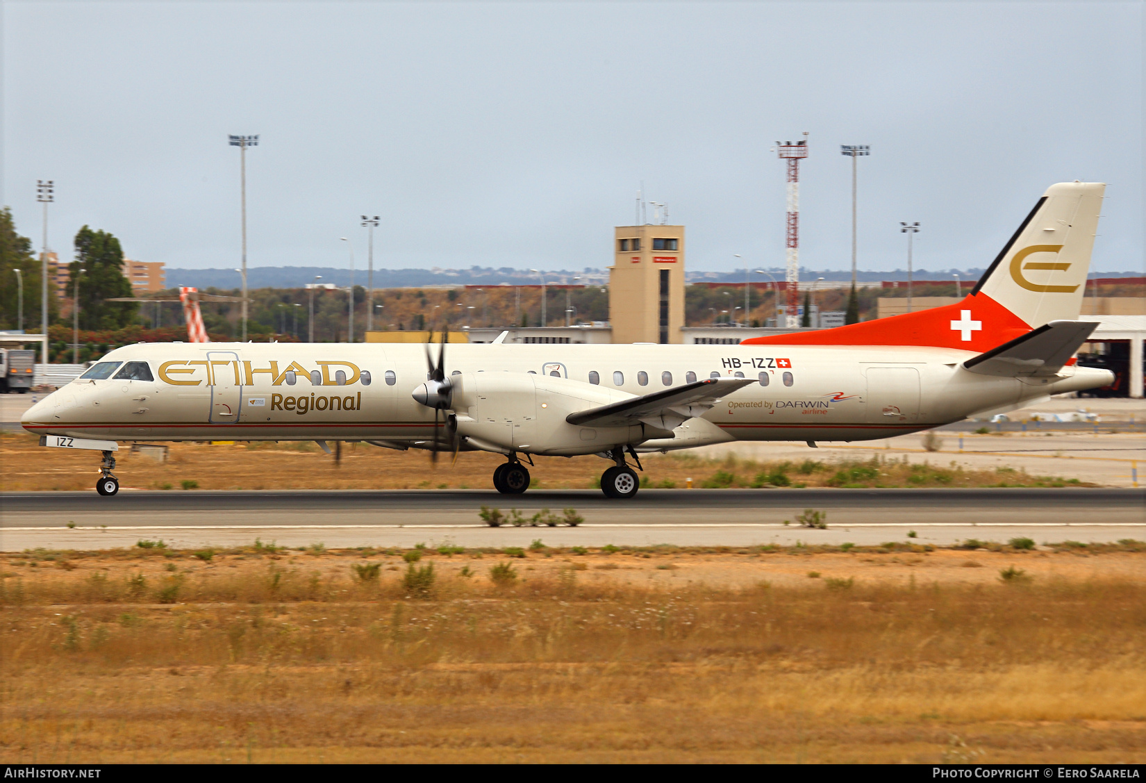 Aircraft Photo of HB-IZZ | Saab 2000 | Etihad Regional | AirHistory.net #855117