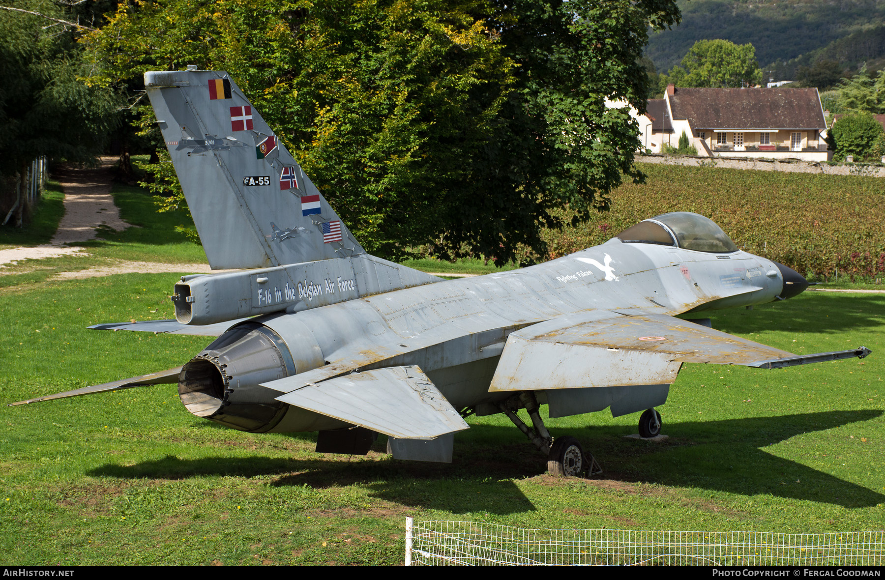 Aircraft Photo of FA-55 | General Dynamics F-16A Fighting Falcon | Belgium - Air Force | AirHistory.net #855200