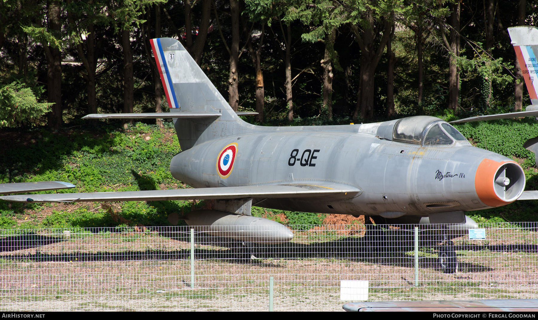 Aircraft Photo of 37 | Dassault MD-454 Mystere IVA | France - Air Force | AirHistory.net #855300