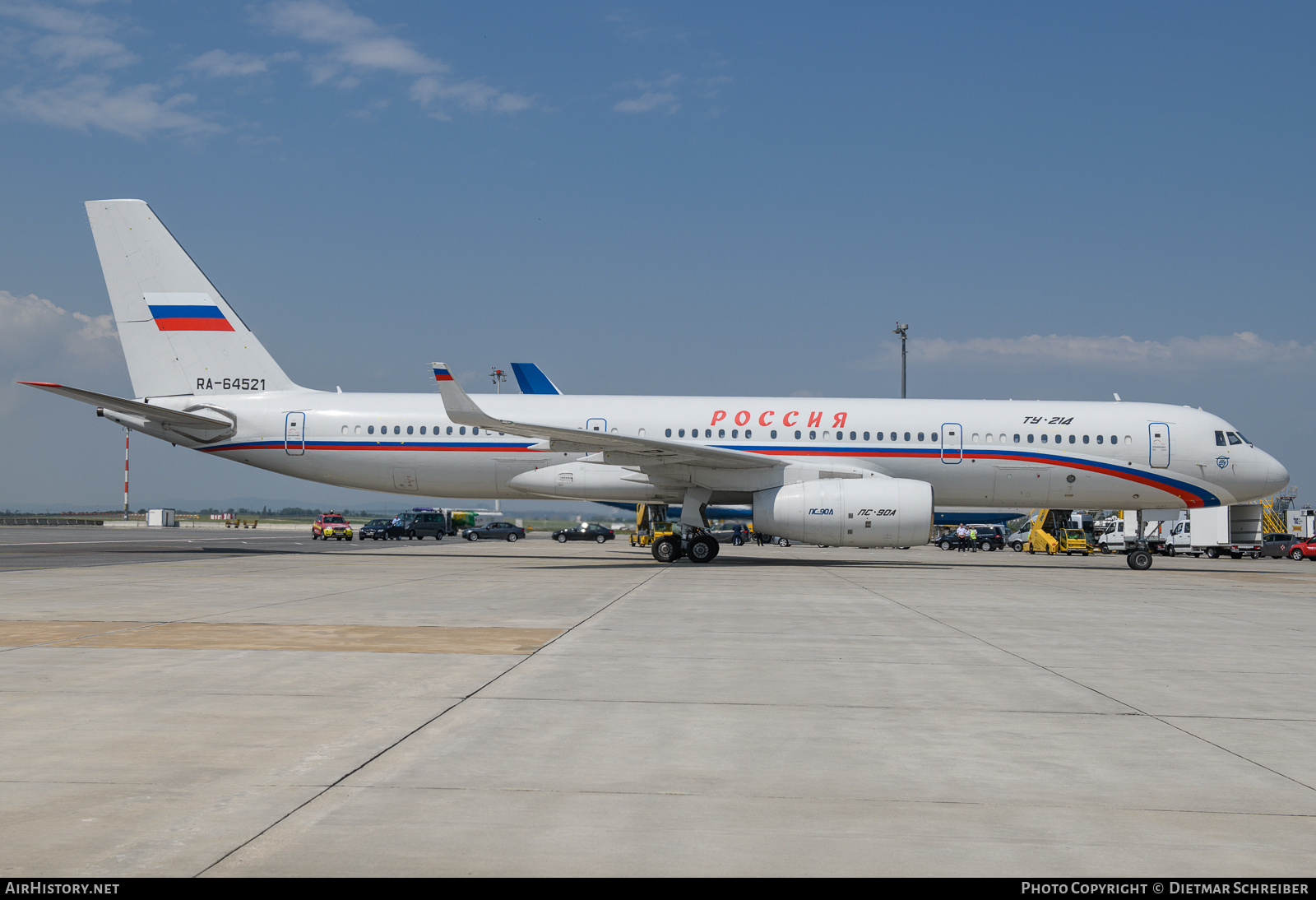 Aircraft Photo of RA-64521 | Tupolev Tu-214 | Rossiya - Special Flight Detachment | AirHistory.net #855351