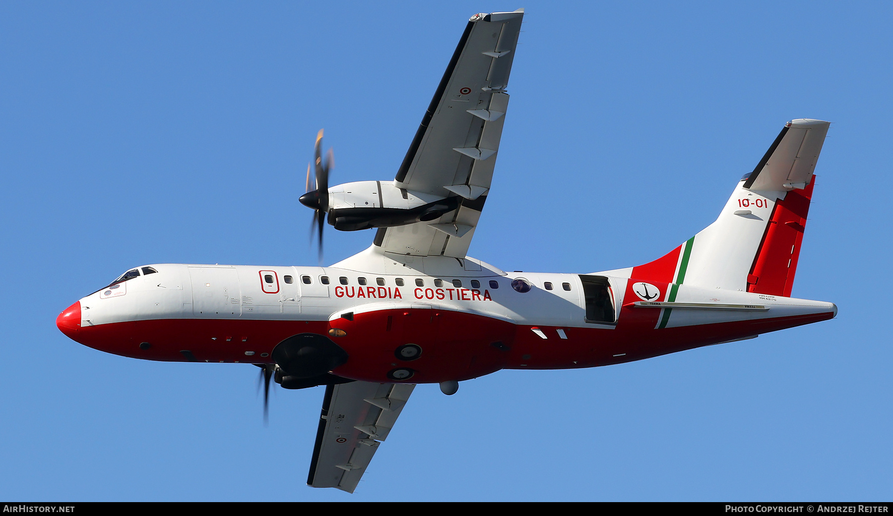 Aircraft Photo of MM62170 | ATR ATR-42-400MP Surveyor | Italy - Guardia Costiera | AirHistory.net #855474
