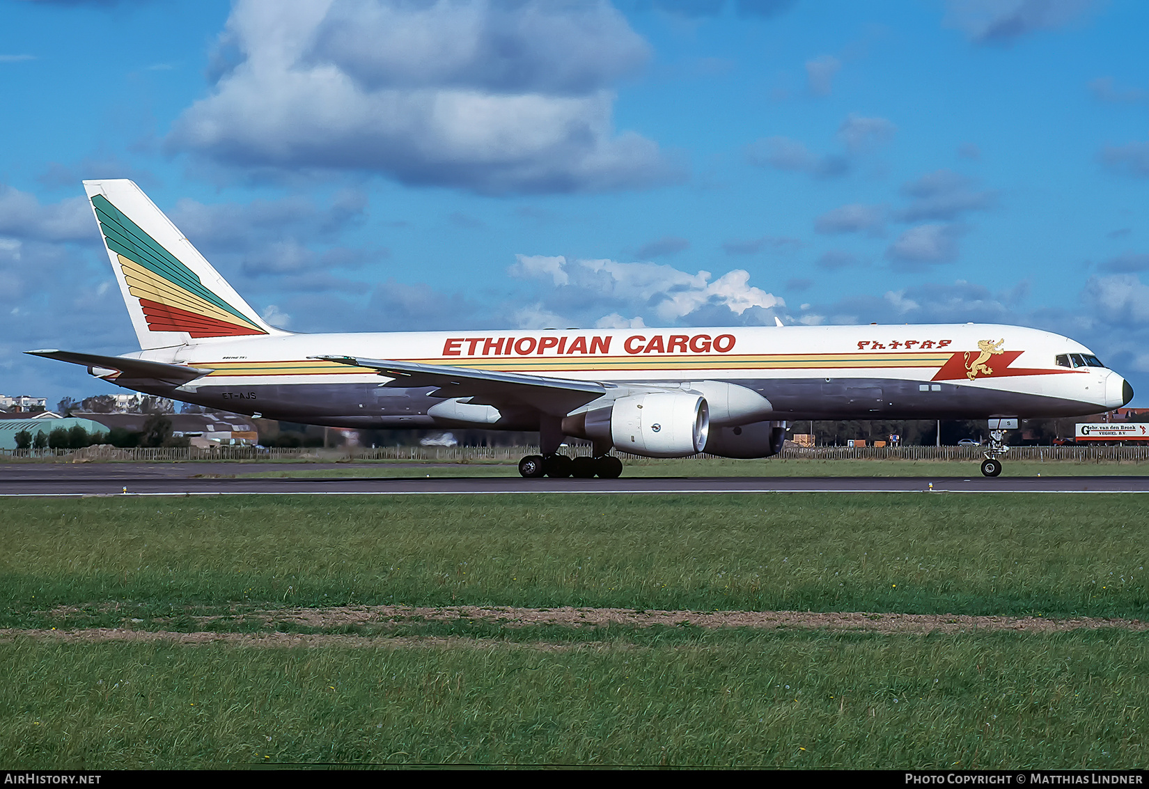 Aircraft Photo of ET-AJS | Boeing 757-260PF | Ethiopian Airlines Cargo | AirHistory.net #855506