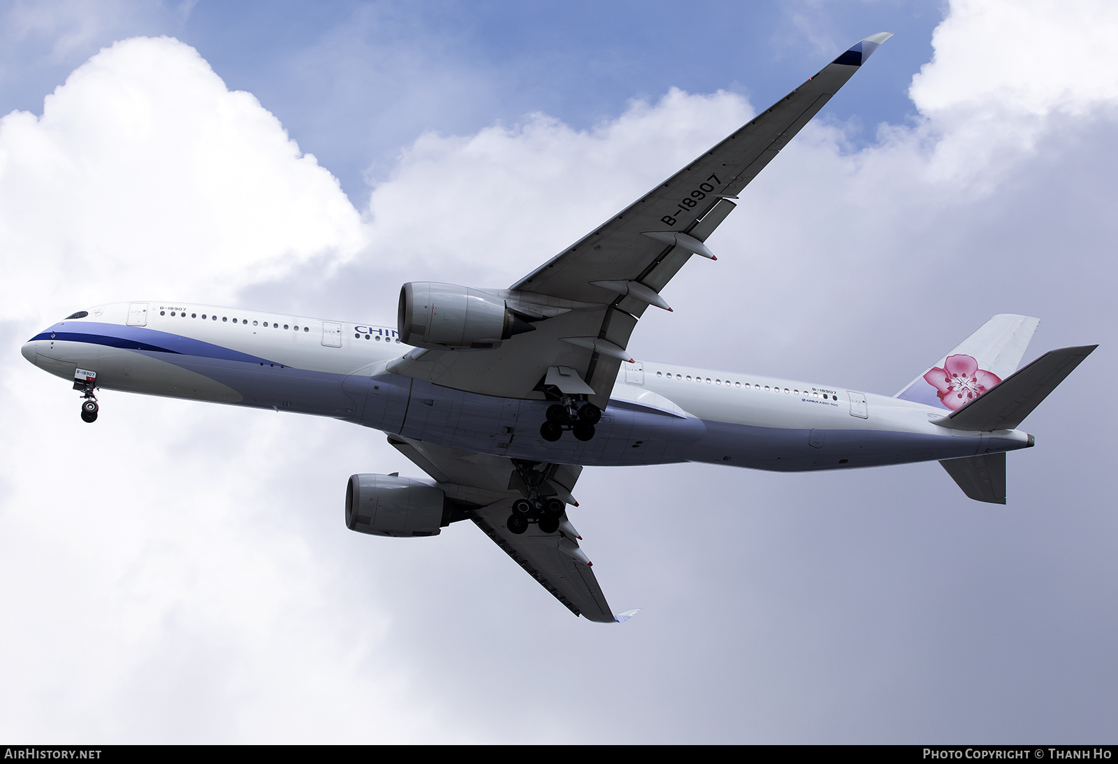 Aircraft Photo of B-18907 | Airbus A350-941 | China Airlines | AirHistory.net #855638