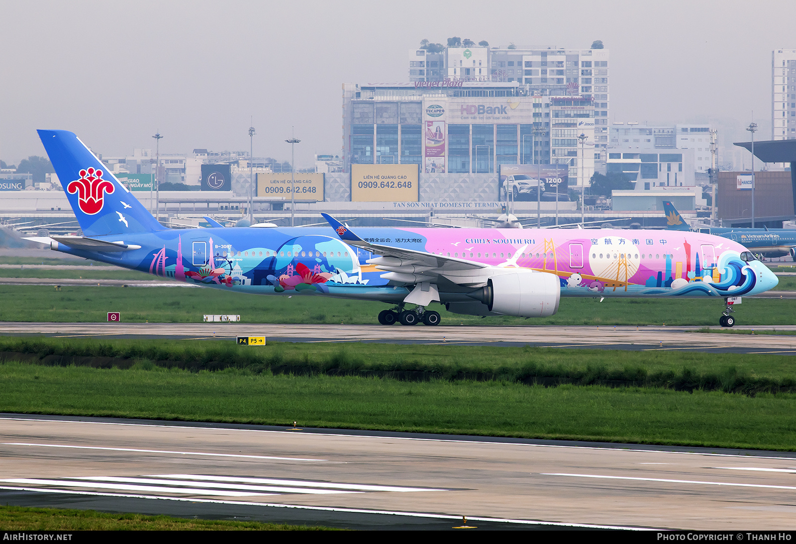 Aircraft Photo of B-308T | Airbus A350-941 | China Southern Airlines | AirHistory.net #855661