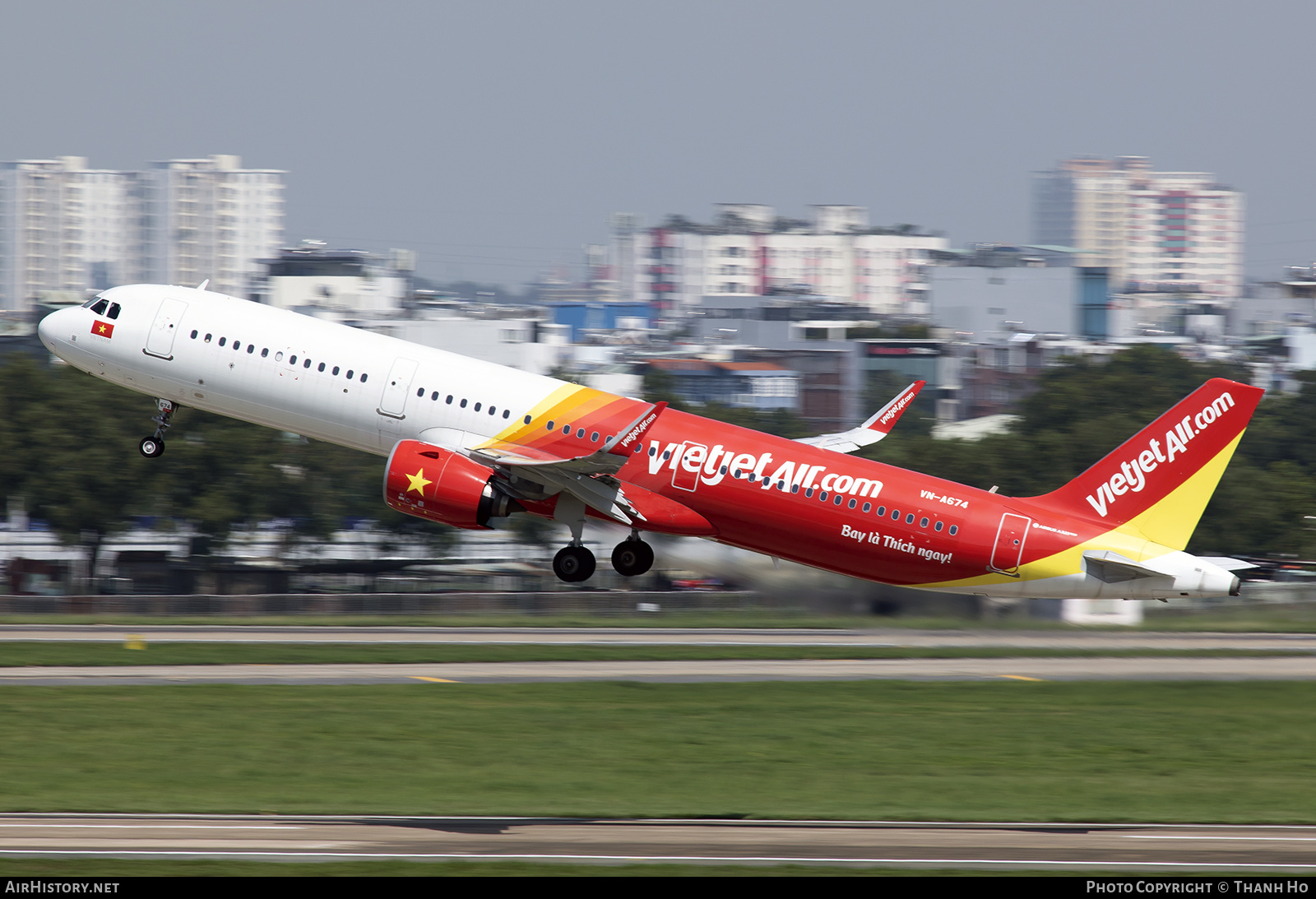 Aircraft Photo of VN-A674 | Airbus A321-271N | VietJet Air | AirHistory.net #855804