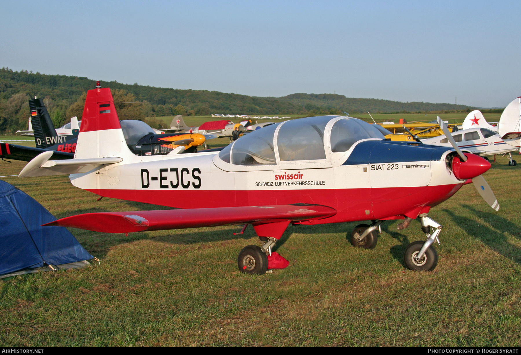 Aircraft Photo of D-EJCS | SIAT 223A-1 Flamingo | Swissair - Schweizerische Luftverkehrsschule | AirHistory.net #855873