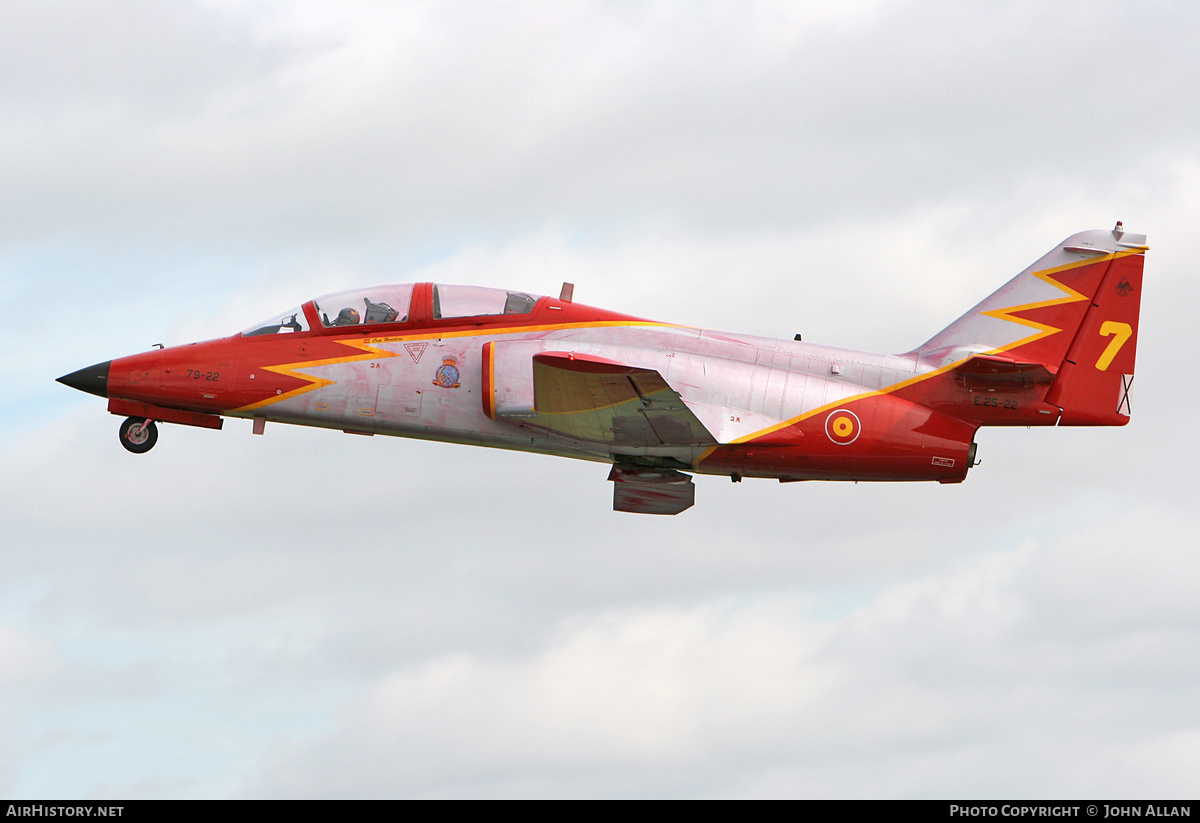 Aircraft Photo of E.25-22 | CASA C101EB Aviojet | Spain - Air Force | AirHistory.net #856002
